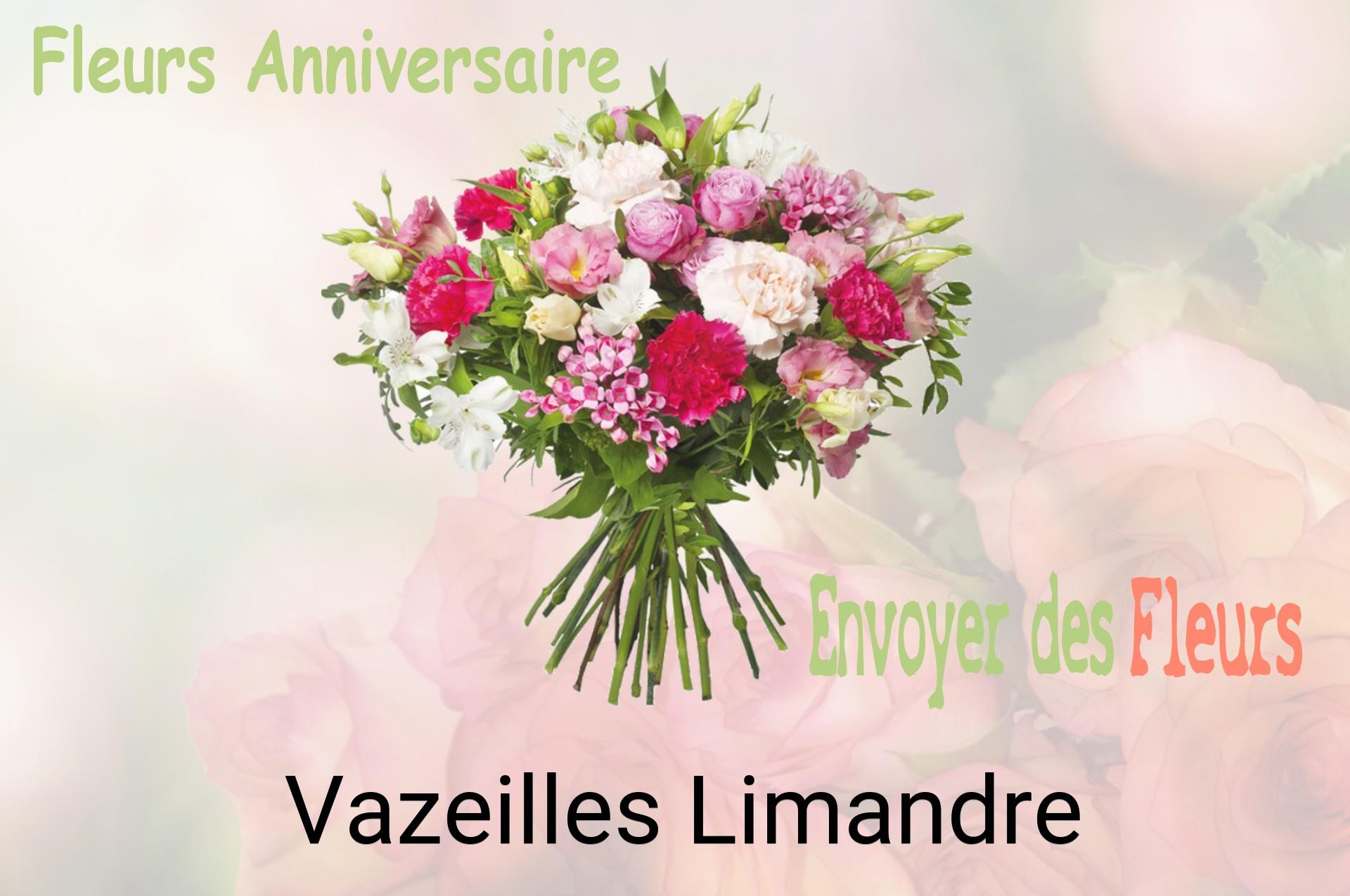 Bouquet de fleurs d’anniversaire livré à Vazeilles-Limandre
